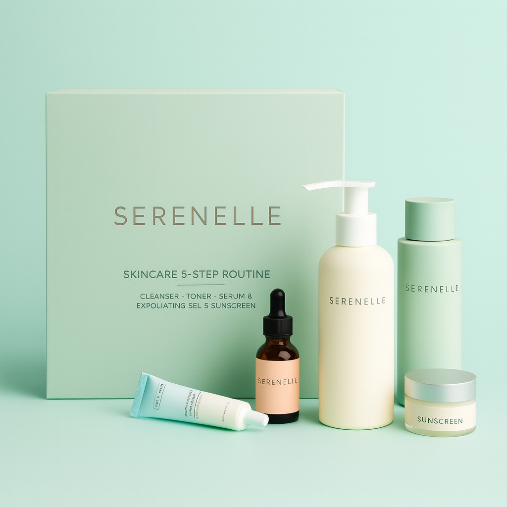 Serenelle Skincare 5 Step Routine Cleanser